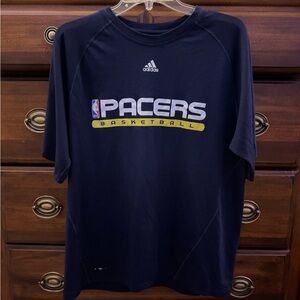 Adidas Navy Pacers Basketball Tee
